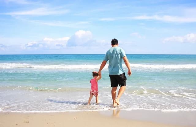 Padre con hijo — custodia monoparental exclusiva